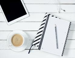 Tablet Notes Coffee