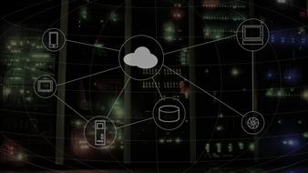 cloud computing network internet drawing