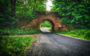 red Bridge Nature Landscape