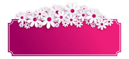 flowers march 8 symbol drawing