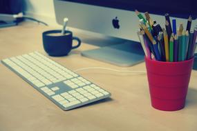 Home Office pens coffe