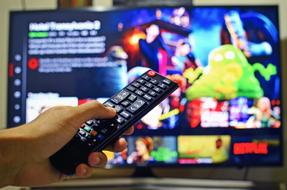 switch TV programs using the remote control