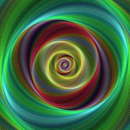 spiral vortex fractal drawing