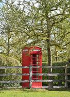 Phone Cabin Red forest