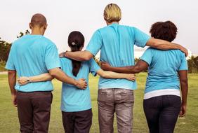 African American people together