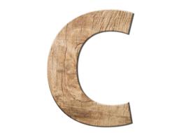 letters abc wood c drawing