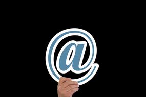 Mail Email sign drawing