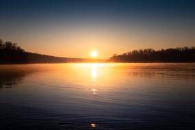 gold Sunrise River