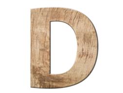 letters d as a wood