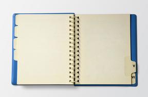 blue Vintage Notebook