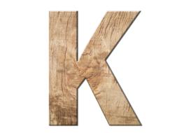 letters k wood grain drawing