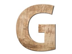 wooden letter G