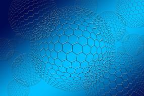 hexagon honeycomb icon drawing