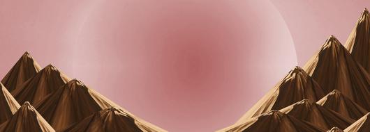 Planet Pink Sky drawing
