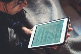 Person Reading ipad