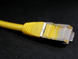 yellow Network Cable Lan