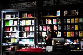 Books Selling girl