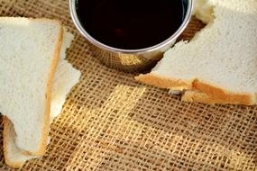 Bread And Wine table