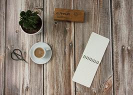 Coffee Plant And Pair Scissors