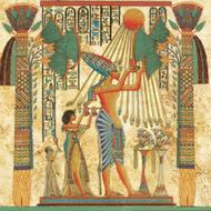 egyptian man sun god ra drawing