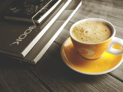 Coffe Cup and Notebook