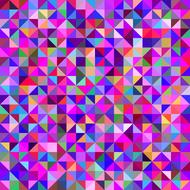 Colorful and beautiful mosaic pattern with shapes, clipart