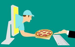 pizza courier online