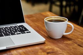 Coffee and loptop table