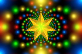 christmas star fractal