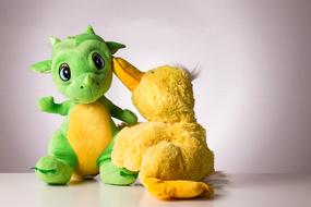 Communication, two soft toys together
