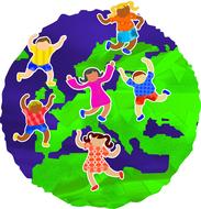 children's world drawing