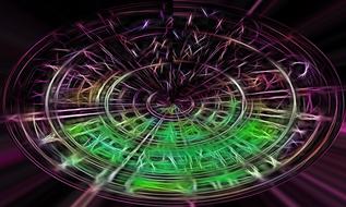 abstract insubstantial round show drawing