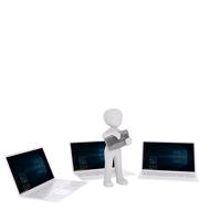 fax white male 3d man drawing