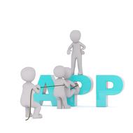 app mobile phone 3d drawing