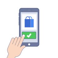 online shopping in smartphone