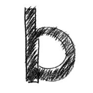 abc alphabet letters b drawing