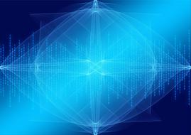 abstract lines numbering system bue drawing