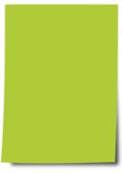 stickies snote memo paper green