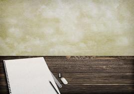 Paper Block and Pencil