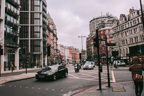 cars London street