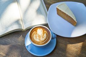 Caffeine Beverage and cake