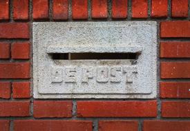 Mail Box Letter brick Wall