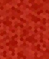 red mosaic background