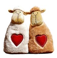 Sheep Love Heart Valentine'S toy