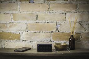 Bluetooth Black Speaker old wall