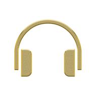 golden headsets, icon