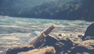 Post Glass Bottle