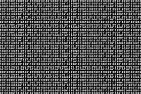 binary code, white digits at black background