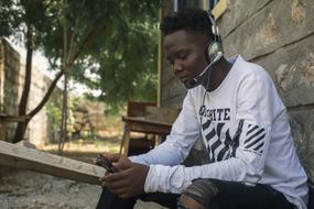 African Kenyan boy portrait