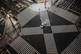 photos of pedestrian crossings at the intersection